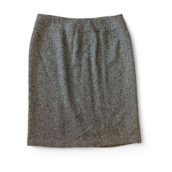 Vintage Talbots Women's Wool Blend Button Down Lined Skirt Size 16 Made In USA - Picture 2 of 10